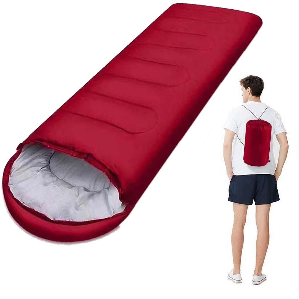 

Ultralight Camping Sleeping Sack Anti-splash Water Single Sleeping Bags Women красный
