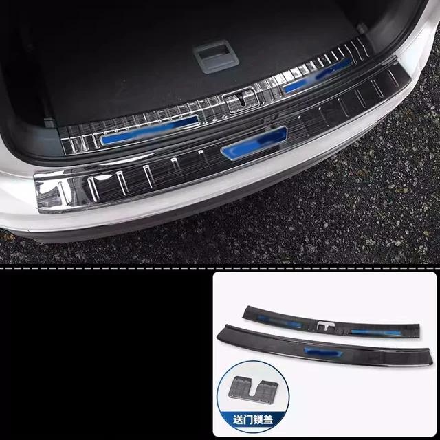 Trunk Guard Boot Protection Plate For Volkswagen Tiguan MK2 Car Threshold Guard Protective Bar Guards Stainless Steel