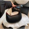 Crescent Bag Luxury Women Shoulder Bag Elegant Handbag Simple Solid Color Underarm Bag Daily Cosmetic Bag Casual Commuter Bag