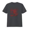 Unisexs Saint Asonia Dragon Print T Shirt Small Black Gothic Design Vintage Comfortable Designer Clothes Unisex Versatile