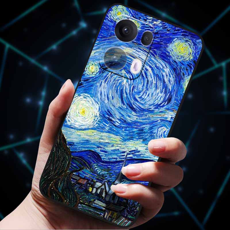 3D Flowers Emboss Fundas For OPPO Reno 13 Reno13 Pro 13F 5G Case Soft Silicone Phone Case for OPPO Reno13 Pro Back Cover Coque