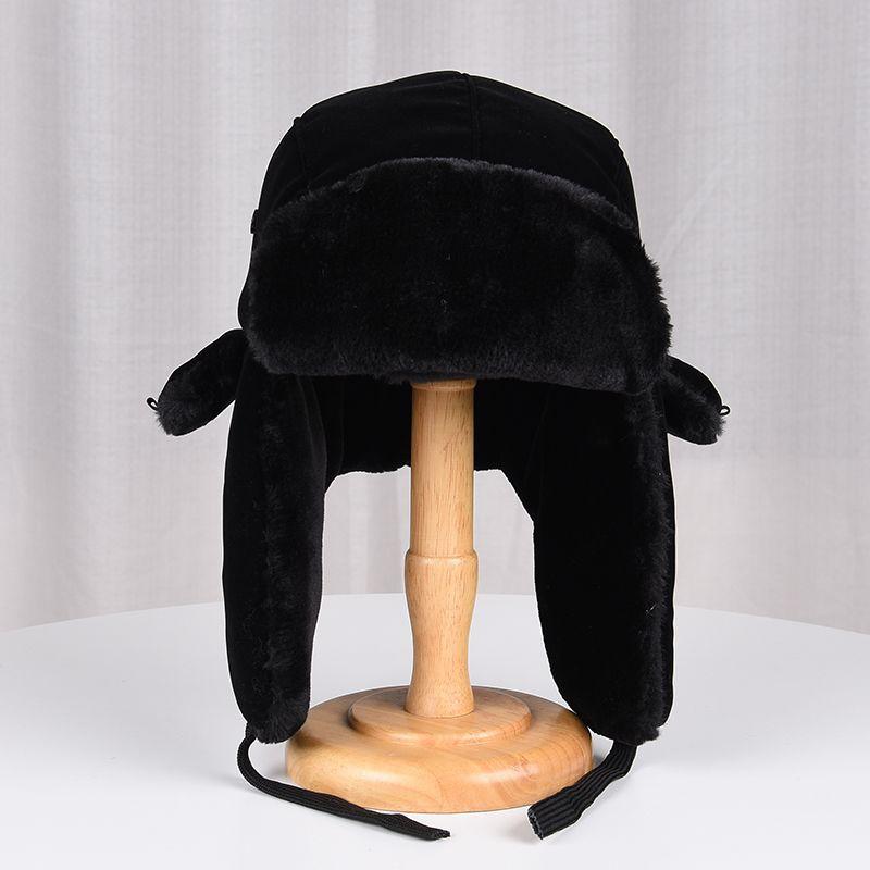 Thunderhead Cap Men's Fall and Winter Warm Cotton Cap Children's Mask Cap Plush Ear Protection Cycling Cap Europe and The United States