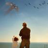 Gardening Bird Repellent Kite Reflective  Flying Hawk Kite Double-Eye Field Scarecrow Yard Repeller Scaring Device