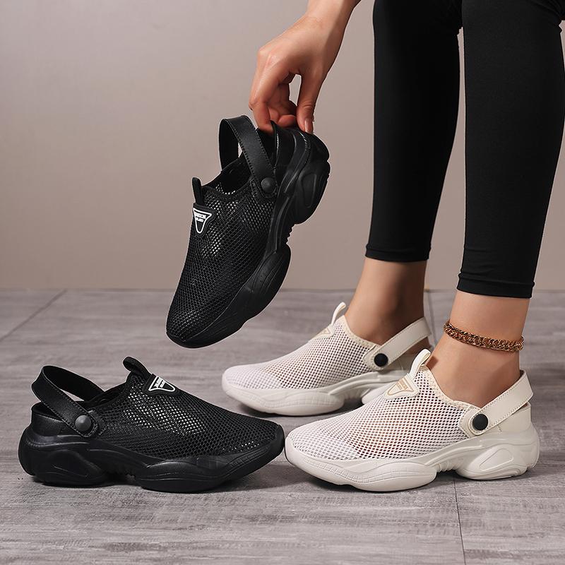 New fashionable summer anti-slip thick-soled high-fly woven thin style breathable, lightweight and casual sports sandals