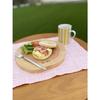 Cypress (Hinoki) Natural Solid Wood Cutting Board/Cooking Plate (24cm Diameter) - Beautiful AA