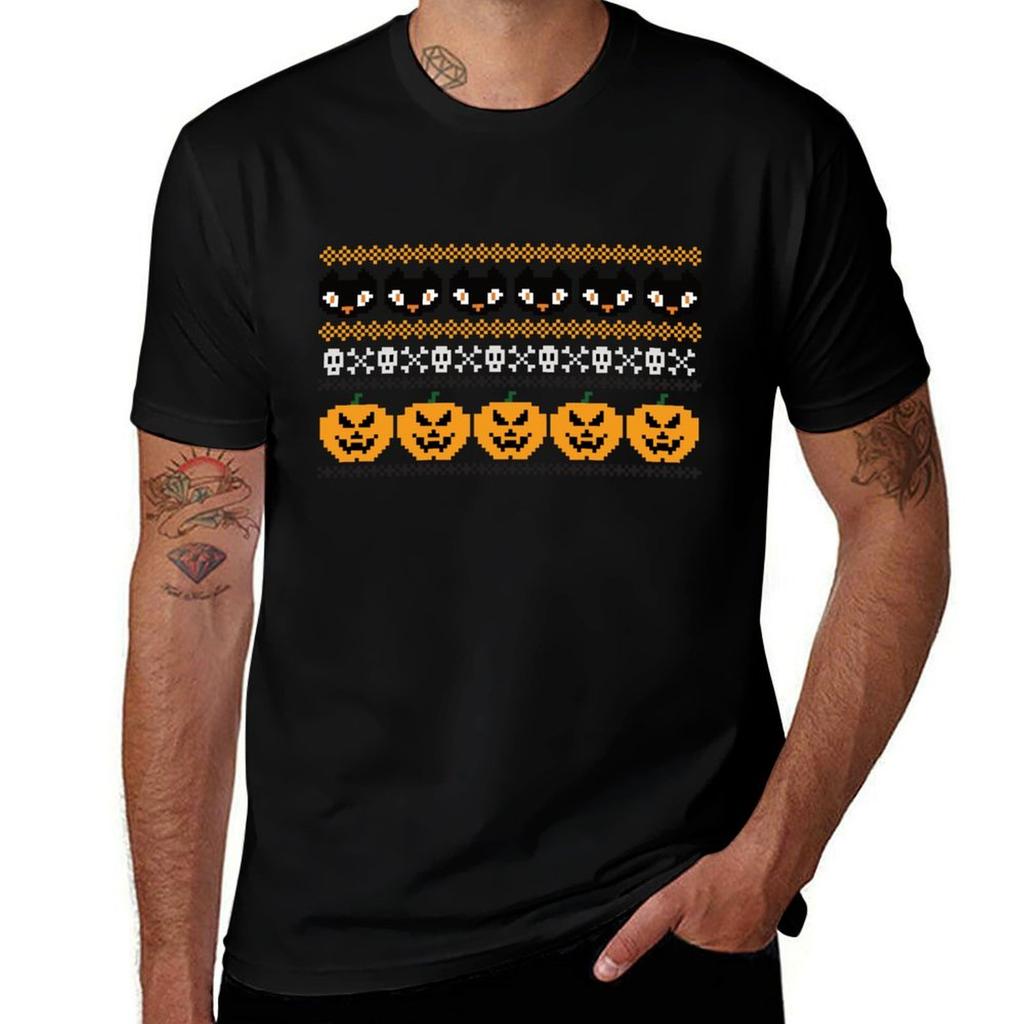 Halloween Sweater Print Tshirt Light Athletic Short Sleeve Tee Shirt Tshirt