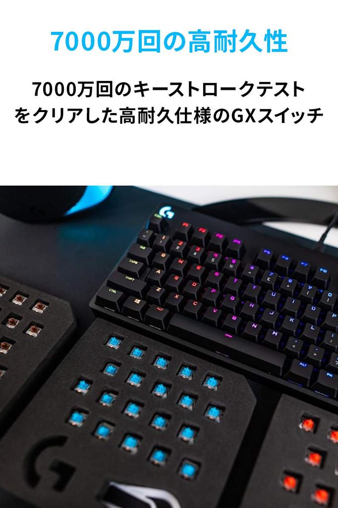 Replacement Switch Accessory for Logitech G PRO X Gaming Keyboard G-PKB-002: GX Clicky (GX-CK) - Official Japanese Product