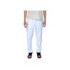 Li Ning Logo Print Mid Waist Loose Casual Pants Men bottoms White AKLTE55-3