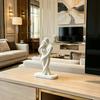 3D Geprint Koppel Beeldje Romantisch Abstract Knuffelende Geliefde Standbeeld Jubileum Bruiloft Cadeau voor Woonkamer Kantoor Planken Decoratie