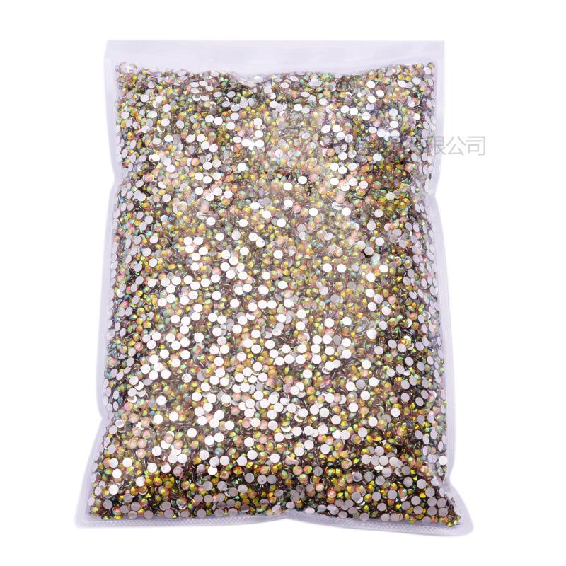 Diy Mobile Phone Jewelry Accessories Decorative Nail Art Creative Accessories Silver Plated Flat Bottom Resin