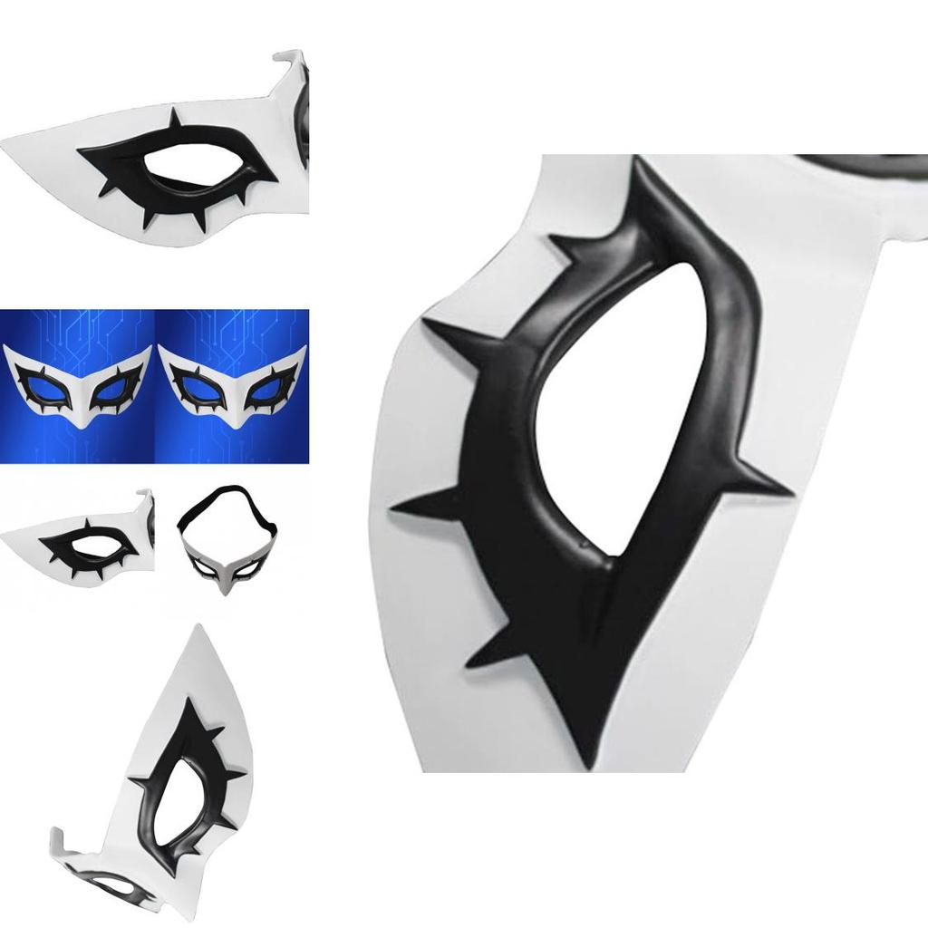 Amamiya Ren Halloween Halvmask Med Rolig Design För Kostymfester Och Cosplay-Evenemang