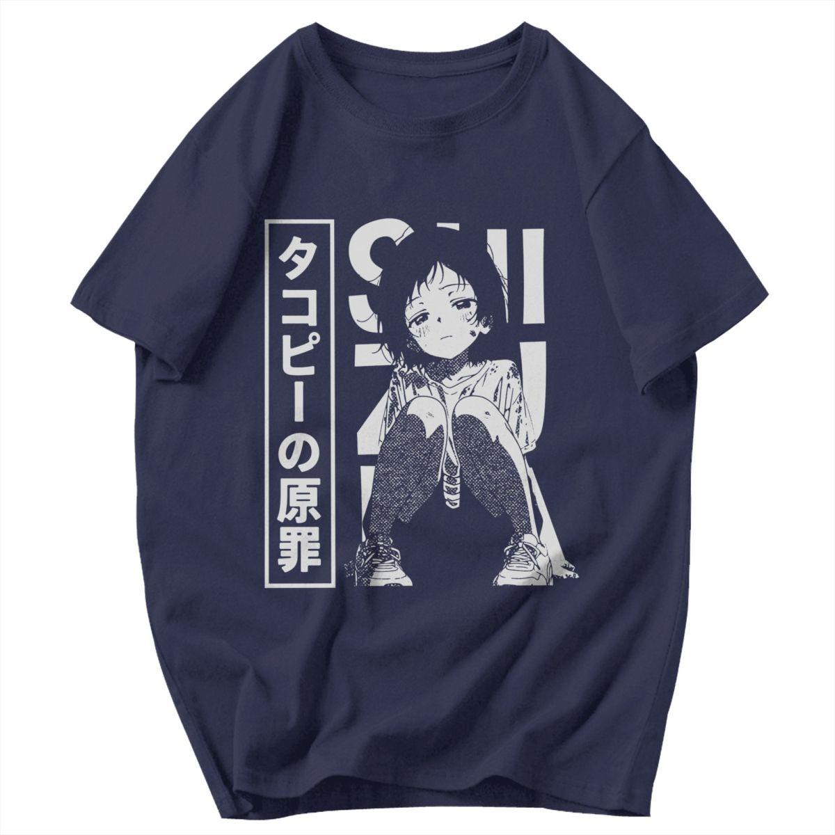 

Men T Shirt Shizuka Kuze Takopis Original Sin Awesome Unique Y2K Graphic Anime Unisex Clothes T Shirts 4XL