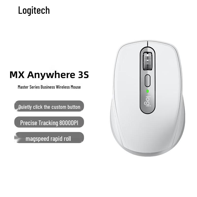 

Logitech MX Anywhere 3S Silent Wireless Bluetooth Mouse