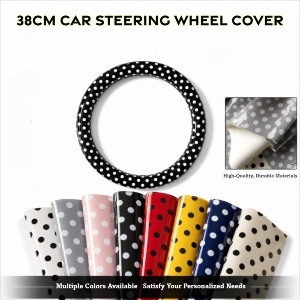 PVC-Leder Auto Lenkrad Dekoration Automobil Zubehör Auto Innenraum Dekoration