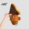 Festival Decoration Masque Nutcracker Head Masque, Realistic Puppet Full Face for Festivals, Halloween Costume, Cosplay Party Christmas Props