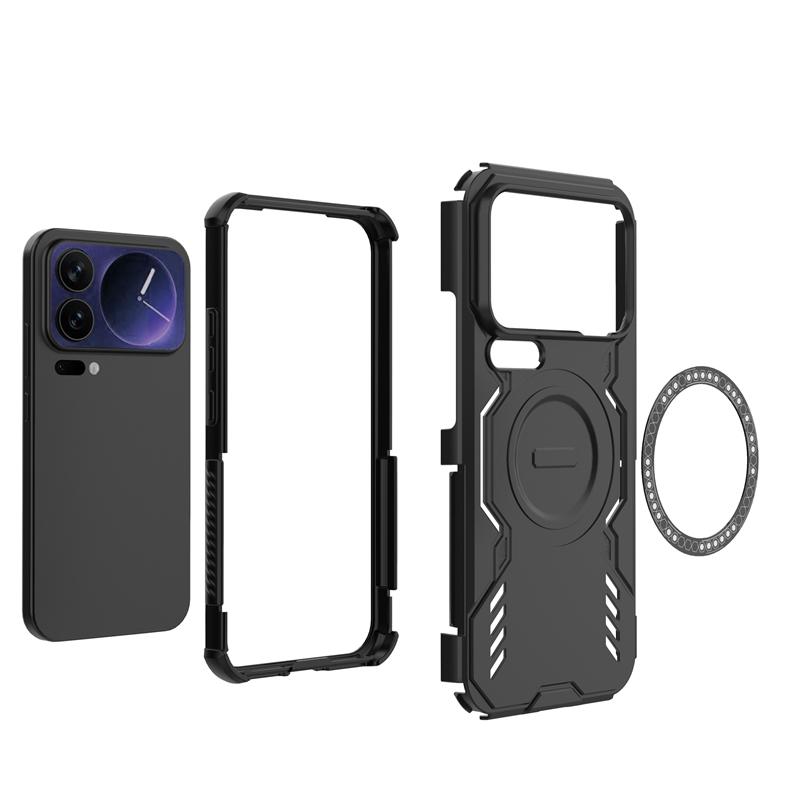For Xiaomi 17 Pro Max Case For Xiaomi 17 Pro Max Armor Magnetic Adsorption Wireless Charge Back Cover For Xiaomi 17 Pro Max Case