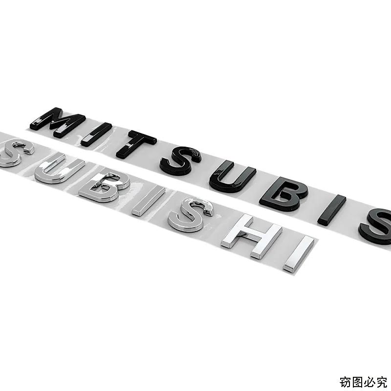 36CM ABS Znak na přední zadní kufr auta pro Mitsubishi Lancer Pajero ASX Outlander Eclipse Cross Galant Mirage L200 Colt Samolepky