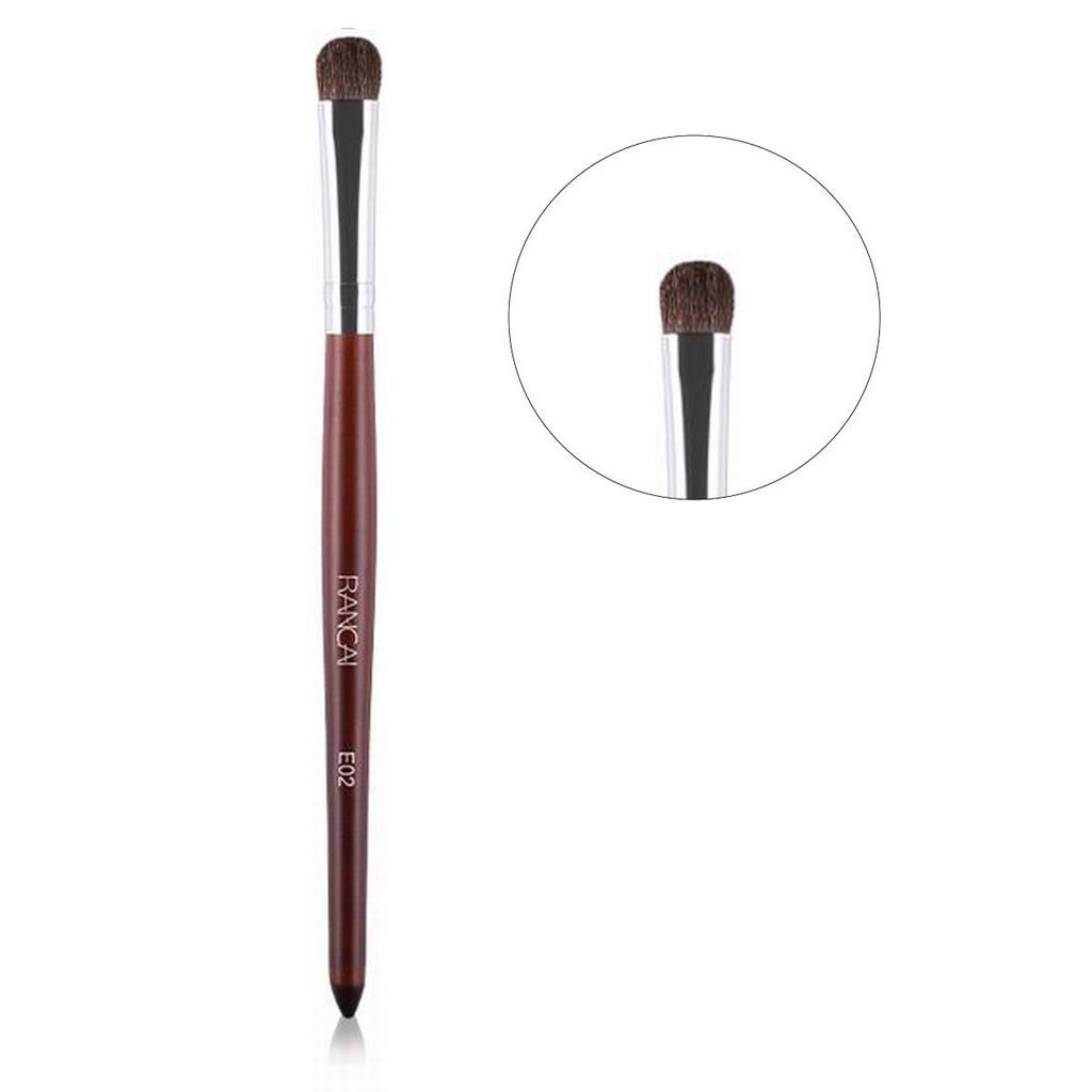 Tragbarer reiner Pferdehaar Lidschatten Verblenderpinsel - Große weiche Borste für Augen-Make-up