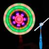 Creative Led Magic SpinningWindmill Toy Handheld Color LuminousSpinning Music Toys For Children Birthday Christmas Gift