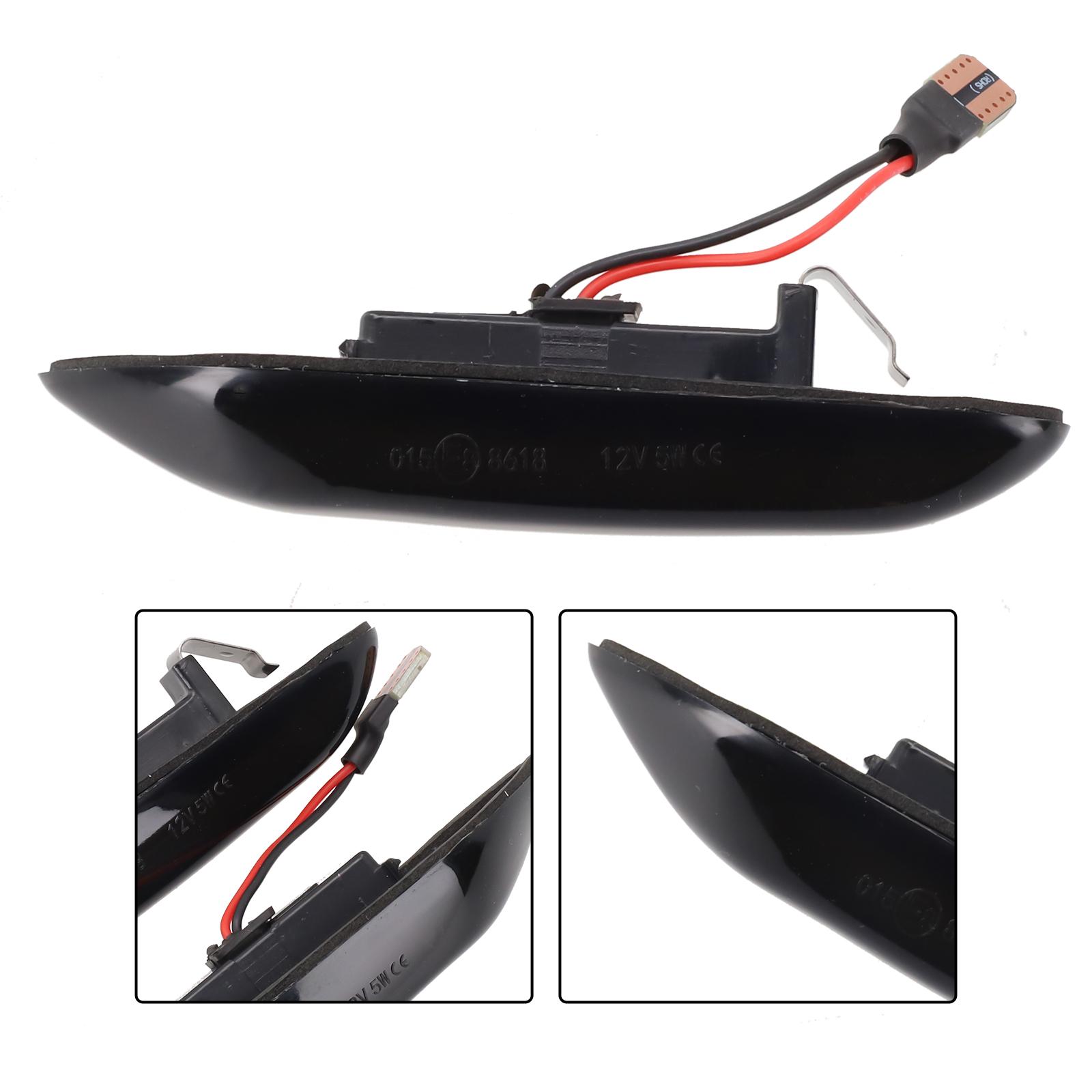 

Дымчатые боковые фонари 2 шт./компл. 70 г ABS + ПК Автомобильные аксессуары