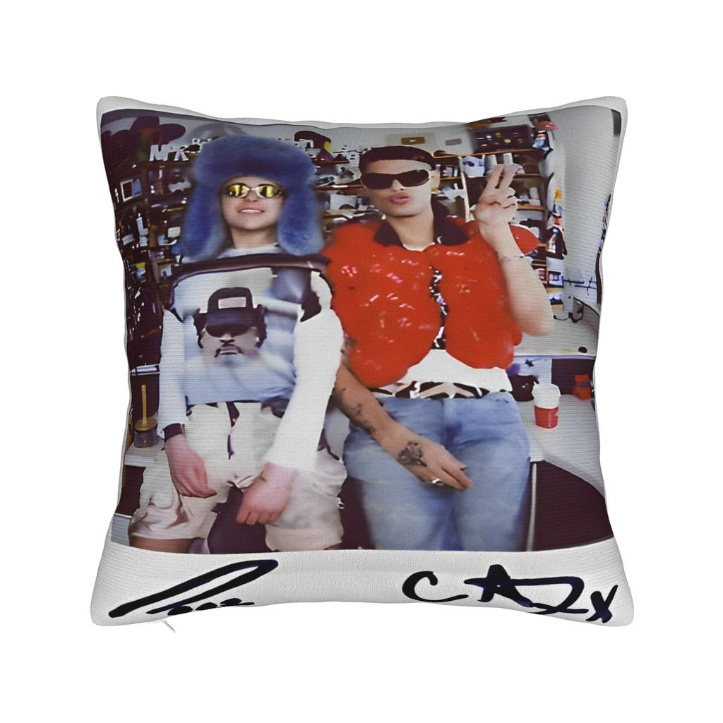 CA7RIEL & Paco Amoroso Papota Tour Pillow Case  Soft Pillow Cover For Sofa Car Home Decor Funny Cushion Cover