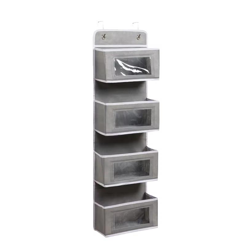 1PC Over Door Hanging Organizer with Mesh Pockets Large Wall Mount Storage for Home Essentials Bathroom Organization