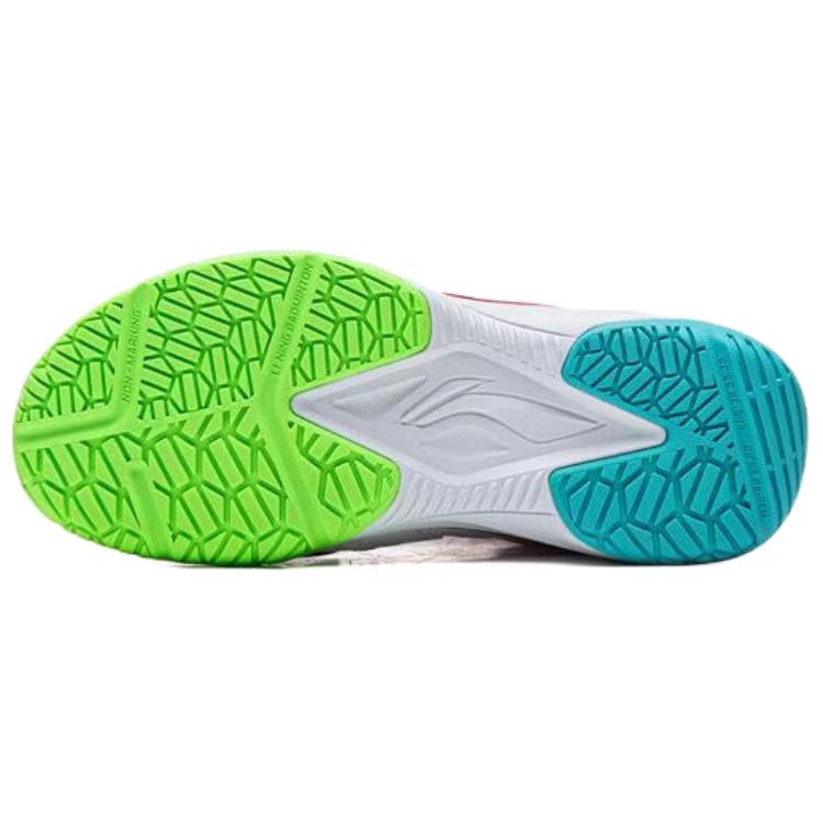 Li Ning Fabric Abrasion Resistant Breathable Low Top Kids' Badminton Shoes Unisex AYTW012