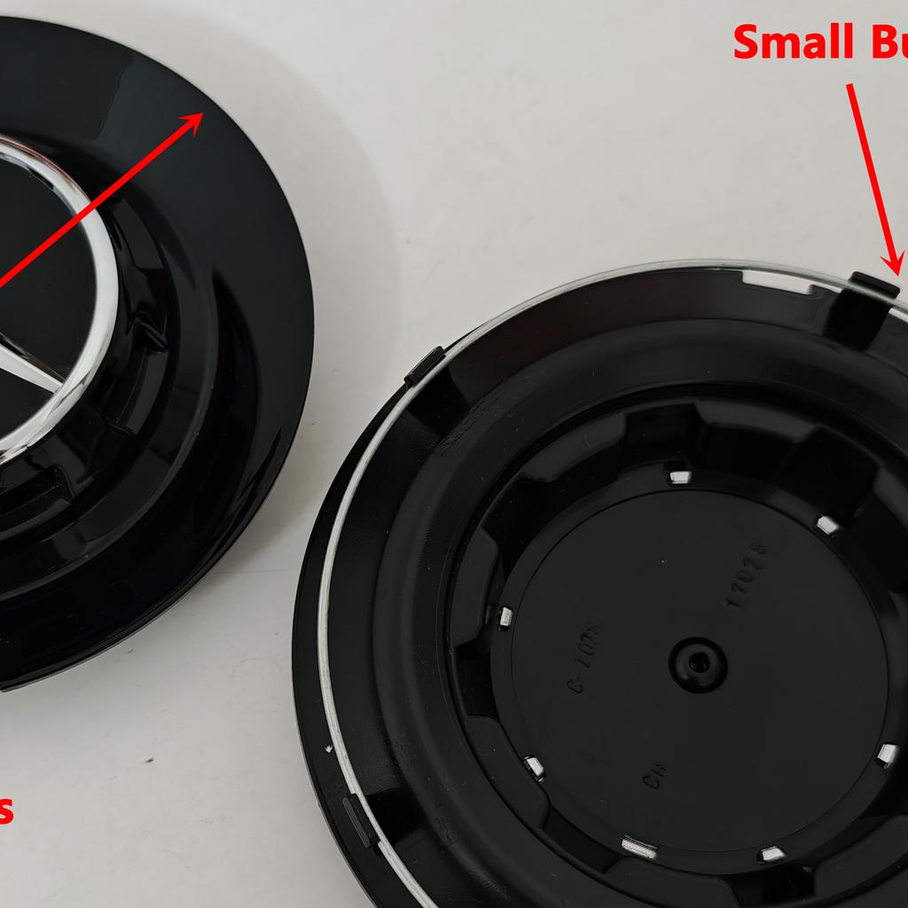 QLS2  A0004001100 147mm/90mm Aluminum Car Emblem Wheel Center Hub Rim Caps Cover Separate For C190 AMG GT/GTS C63 E53 G63