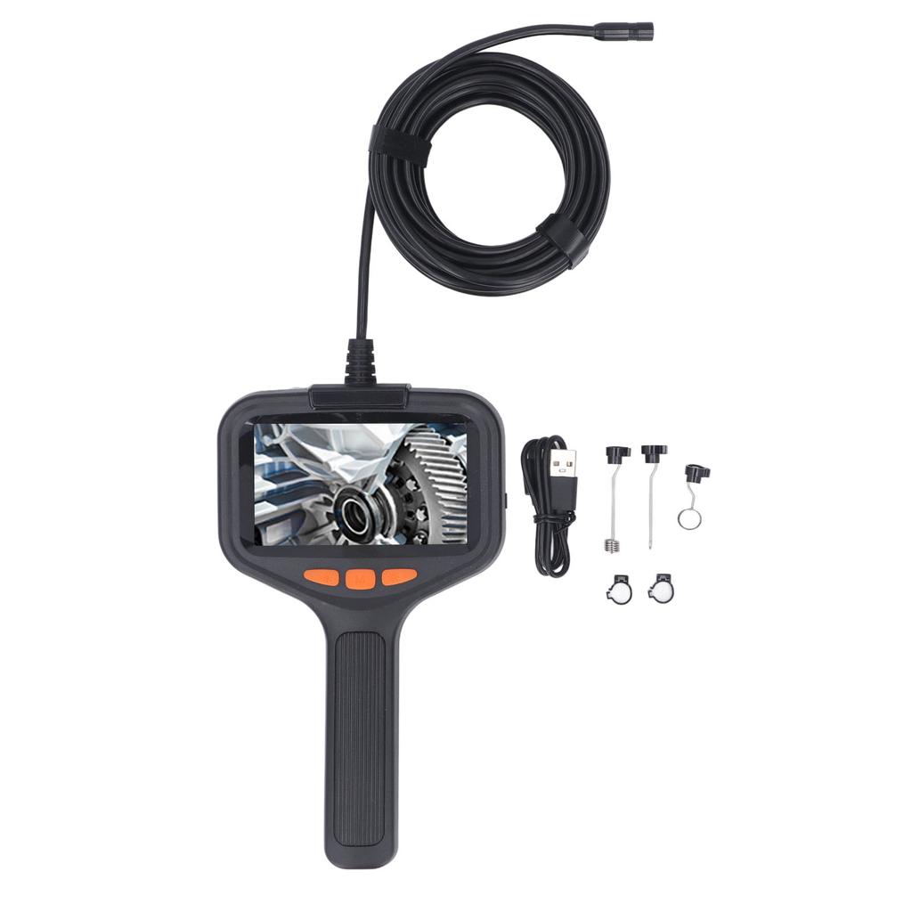 Industrielles Endoskop 1920x1080 HD-Display 8mm Objektiv Handheld-Inspektionskamera für Auto-Rohrleitungsinspektion 5 Meter Kabel
