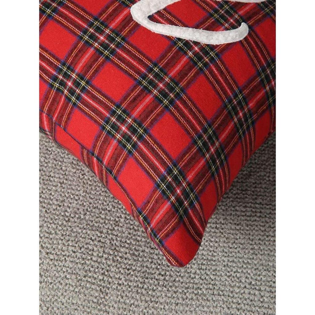 Christmas Cushion Cover for Living Room Sofa (Pack of 2, 16x16 Inch) Christmas Theme Cushion Cover, Sofa Cushion Cover