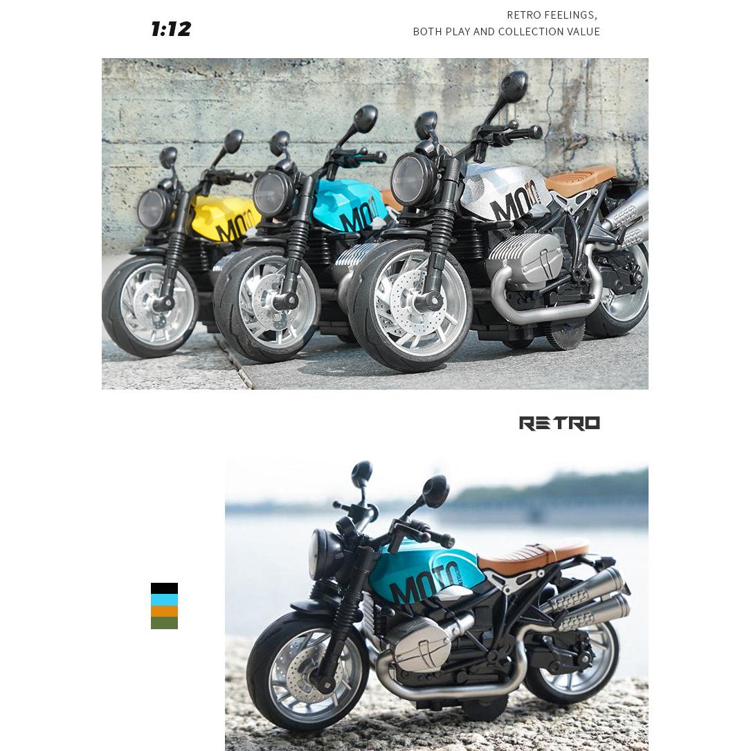 1/12 R Nine T Ретро мотоциклы — фото 14