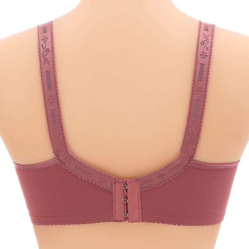 No Underwire Underwear Women's Full Cup Sexy Lace Gather Bra