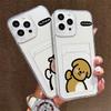 Card Slot Holder Silicone Wallet Pocket Case For Xiaomi Redmi Note 11 12 13 iPhone 17 16 15 Tecno Spark 10C Infinix Note 30 Cover Clear Phone Bumper