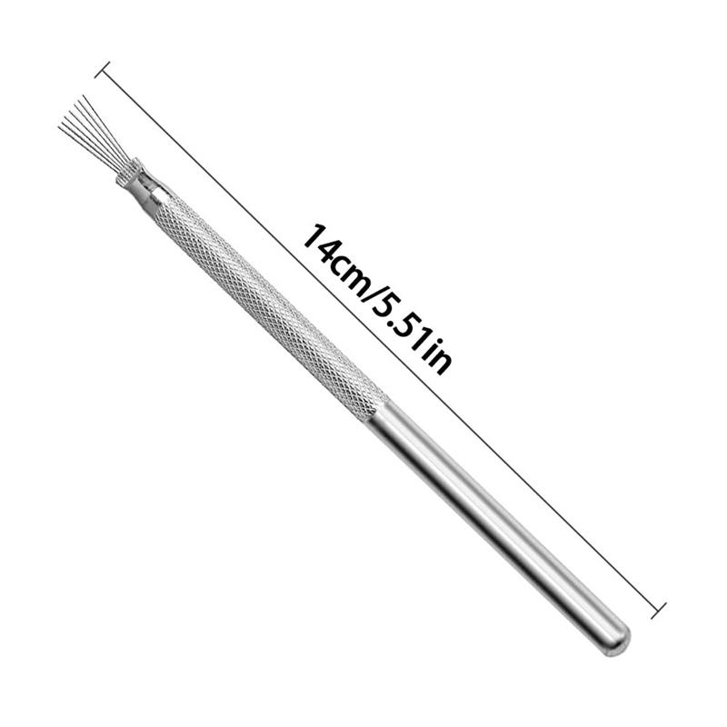 7 Pin Feather Wire Texture Ceramics Tools Polymer Clay Sculpting Modeling Tool Diy Pottery Brush Pottery Tools Cake Accessories