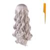 Doll Wig for and and Straight Heat Resistant Inch Head DIY Doll Hair Accessories 1/3 1/6 BJD/SD Dolls, Curly, Long, Hair, (180°C), 8-9 (21-24cm