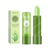 Aloe Color Changing Lipstick Aloe Vera Tinted Lip Balm Moisturizing Hydrating Long Lasting Lipstick Hydrating Lip Care Gloss for Soft Lustrous Lips