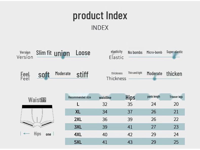 Nanjiren Men's Breathable Boxer Briefs