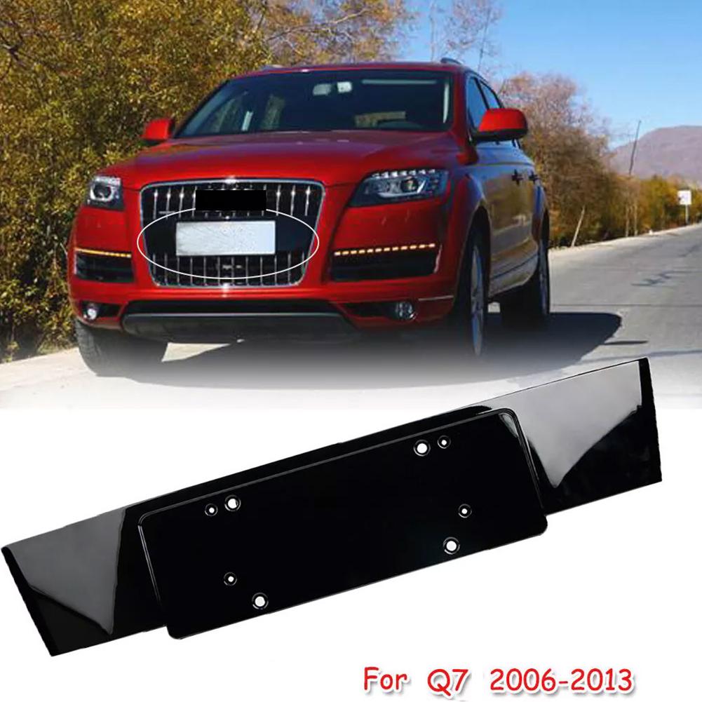 Auto-Kennzeichenhalterhalterung für die vordere Stoßstange, Ersatz des Montagerahmens, kompatibel mit Q7 2006–2013, Zubehör