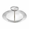 Stainless Steel Serving Plate with Raised Dipping Bowl Wipe Clean for Snack