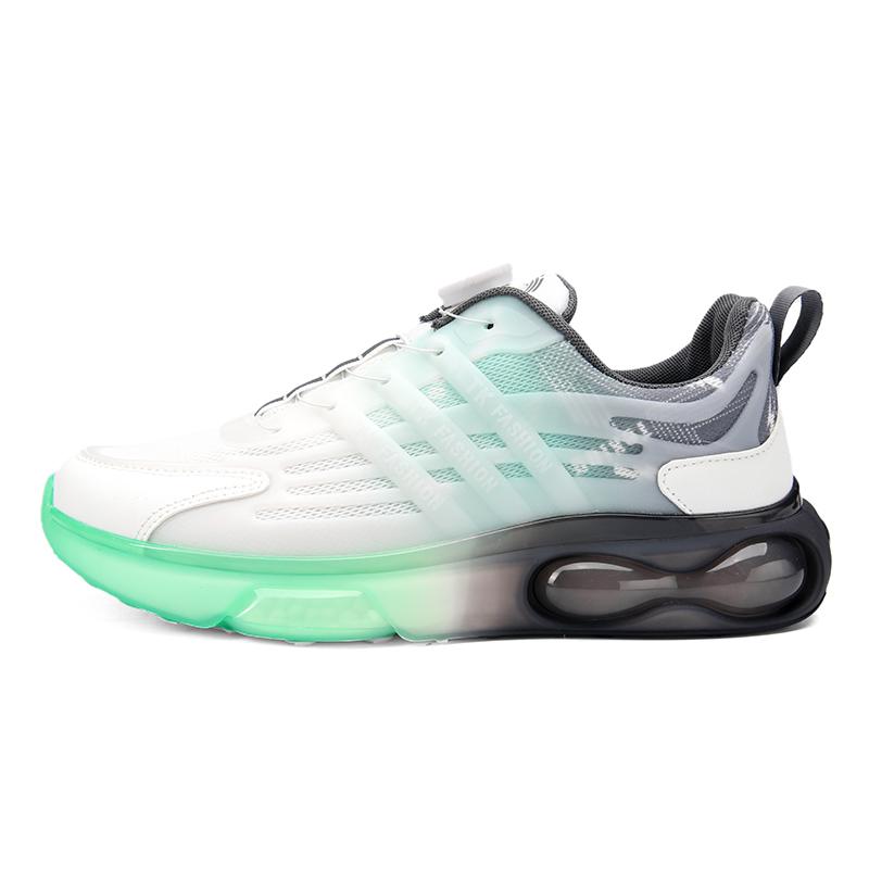 Мужские кроссовки в стиле панк модные повседневные баскетбольные кроссовки на платформе для бега мужские кроссовки в уличном стиле новая мужская обувь 39 зелёныйсерый 2980₽