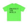 Pedro Pascal Protect The Dolls Same Style Print T Shirts Summer Men Women Fashion Oversized Tshirt Casual Cotton Vintage Tshirt