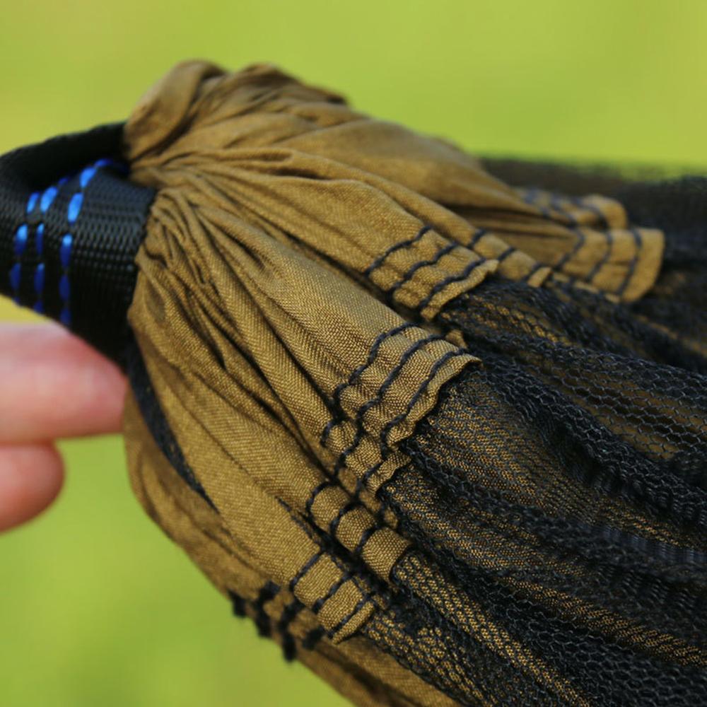 260x140cm Tree Hanging Hammock Camping Bedding with Mosquito Net