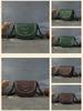 Johnature Genuine Leather Women's Saddle Bag Retro Handmade Rivet Shoulder & Crossbody Bags