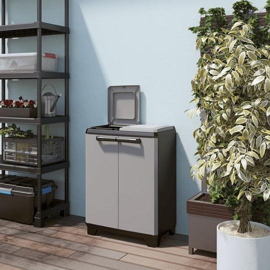 Keter Recycling Bin 2 X 110L 68 X 39 X 92 Cm