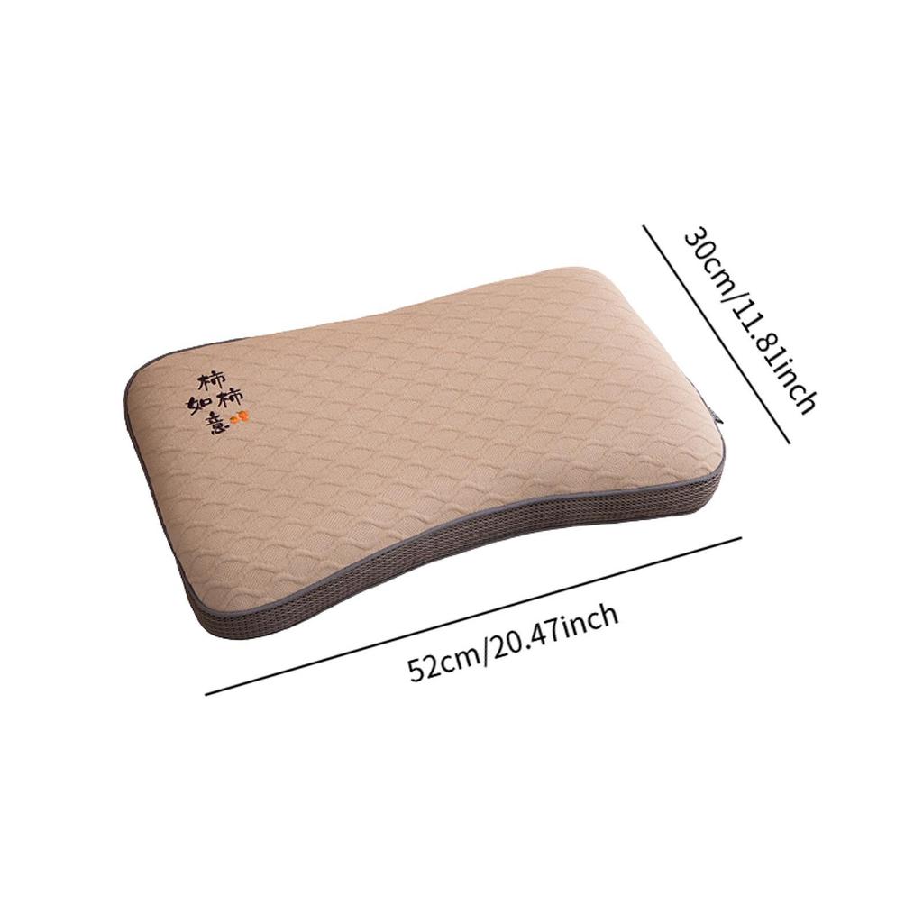 Buckwheat Pillow for Sleeping Neck Support Pillow Removable Pillow Case for Any Sleeping Positions Home Cervical Pillow