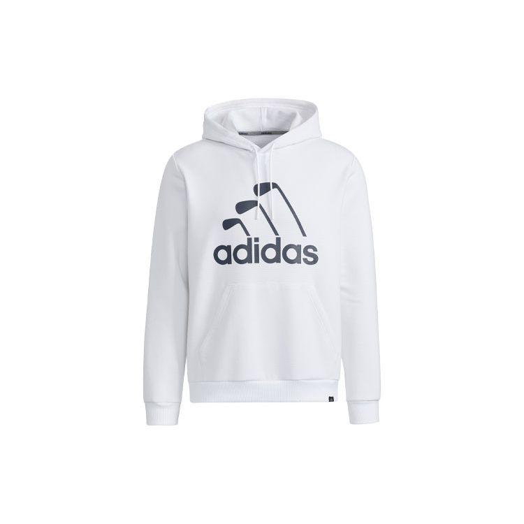 

Мужская толстовка с капюшоном для гольфа Adidas Iron Logo, белая HA1328 L