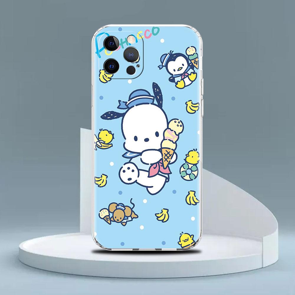 Pachacco Clear Case For Apple iPhone 14 11 13 12 Pro 7 8 Plus XR X XS Max 6 6S 14Pro Silicone Phone Cover