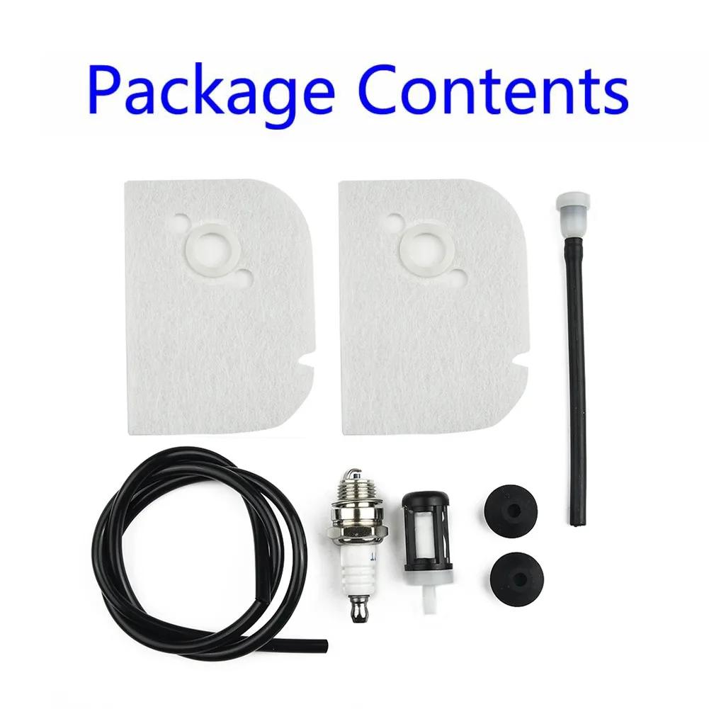 Complete Air Filter & Service Kit for 009 009L 010 011 012 Chainsaw Features 2 x Air Filters Fuel Filter & Fuel Line