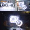 Для Land Rover Discovery 3 LR3 Mk3 2004 - 2009 Класичний Денний Світловий Модифікаційний Комплект Надяскравих COB LED Ангельських Очей Кільця Гало