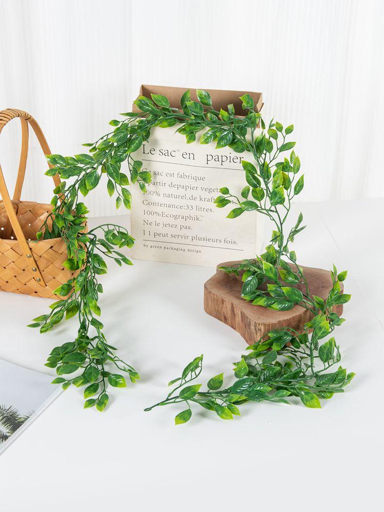 1/3pcs Green Foliage Vine Artificial plants Christmas Materials Wedding outdoor garden arch Home Wall Festival Decorations DIY
